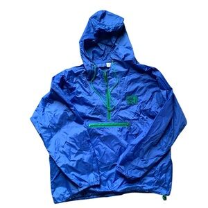 Vintage The Disney Store Blue Windbreaker Winnie the Pooh Tigger S/M